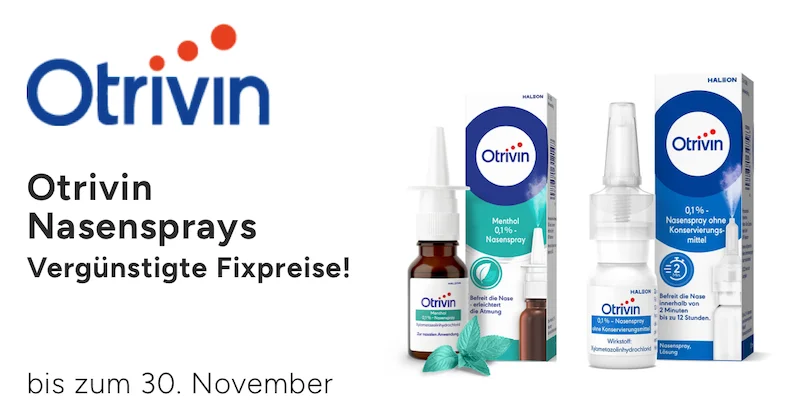 Aktion Otrivin Nasensprays