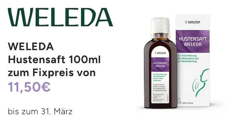 Aktion WELEDA Hustensaft